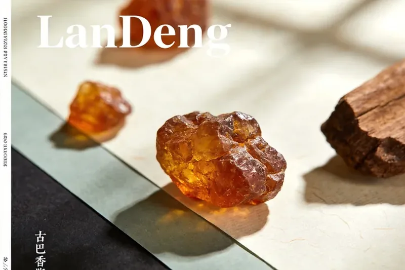 Raw Copaiba (Copaifera spp. (resin)) balsam material, editorial still life
