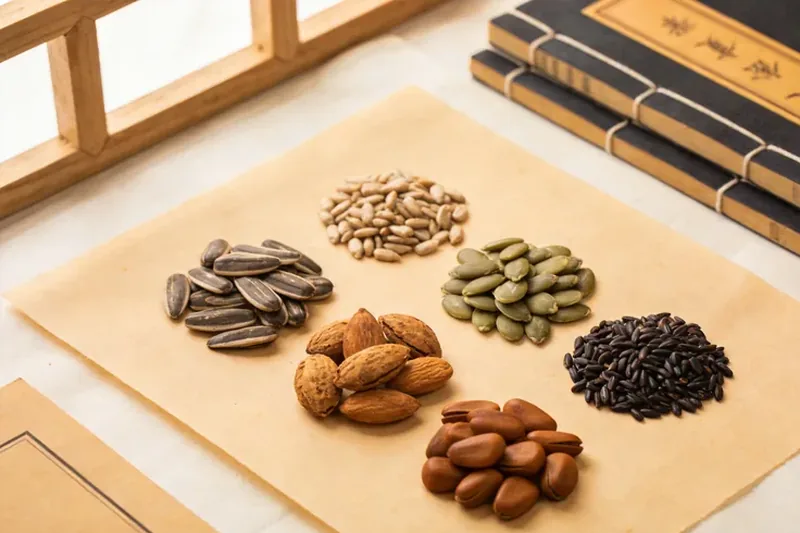 Raw Coriander Seed (Coriandrum sativum) material, editorial still life