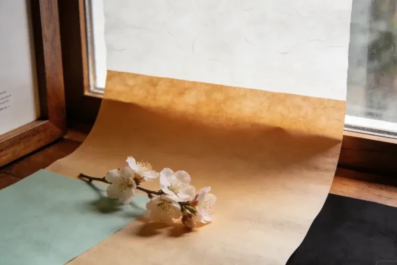 Raw Honeysuckle (Lonicera japonica) material, editorial still life